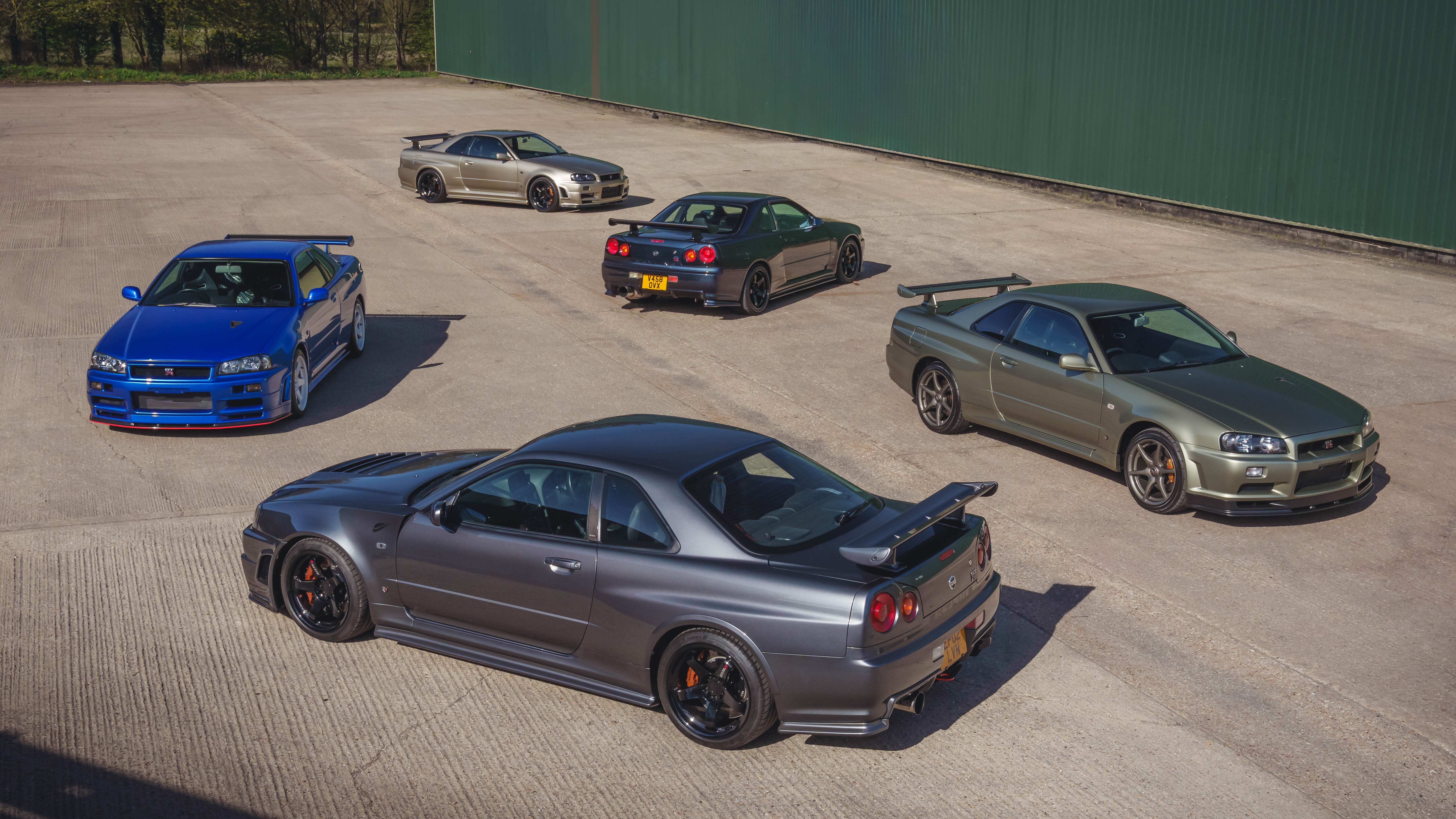 R34 Nissan Skyline GT-Rs Top Gear