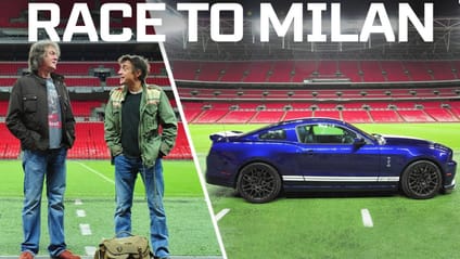 Mustang GT500 vs High-Speed Train