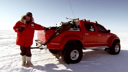 The time we drove one to the North Pole